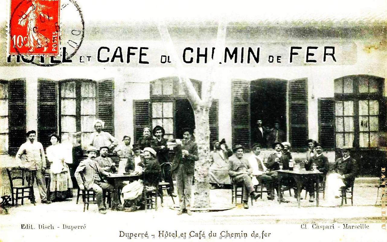 3027- Duperre - Hotel et Cafe du Chemin de Fer - 1910.jpg